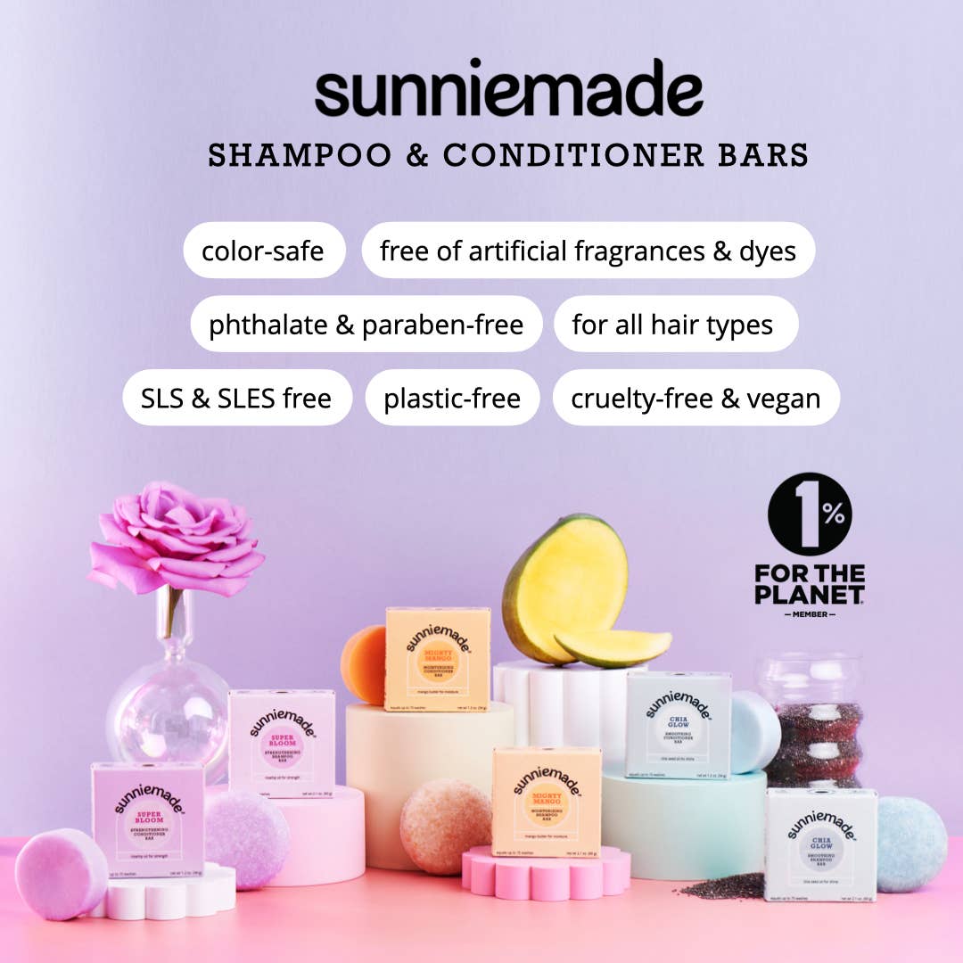Sunniemade Chia Glow Smoothing Shampoo Bar