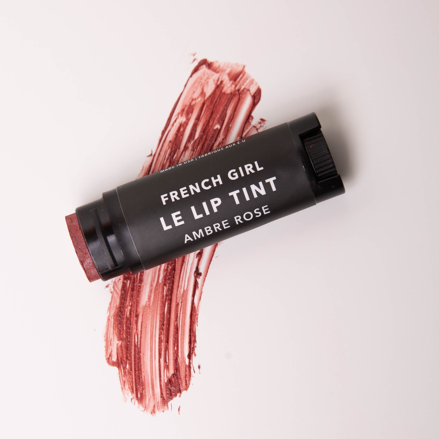 French Girl Tinted Lip Balm |  Ambre Rose | Organic, Vegan, Hydrating